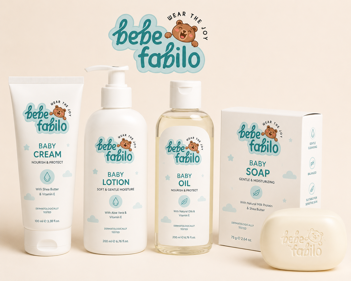 The Bebe Fabilo gentle care collection